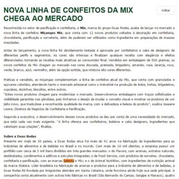 Nova linha de confeitos da Mix chega ao mercado – Aditivos e Ingredientes